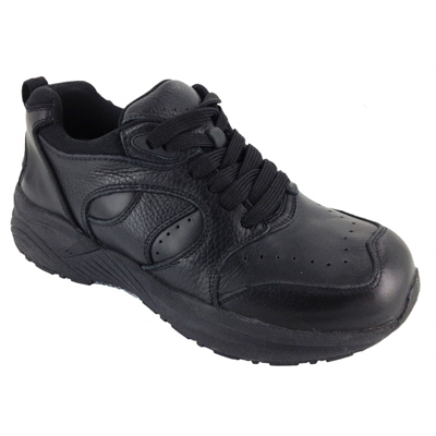 Pedors Genext Athletic Lace - Black anti-slip orthopedic shoes