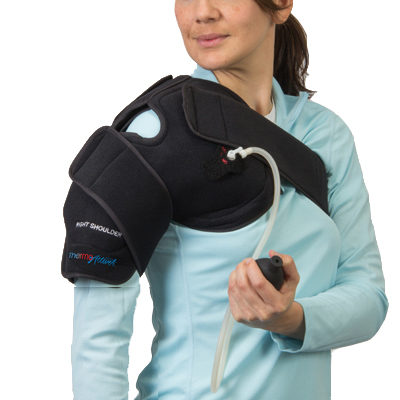 ThermoActive™ Shoulder Support hot/cold compression injury treatment