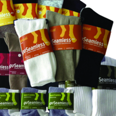 go seamless non-binding socks stretchy