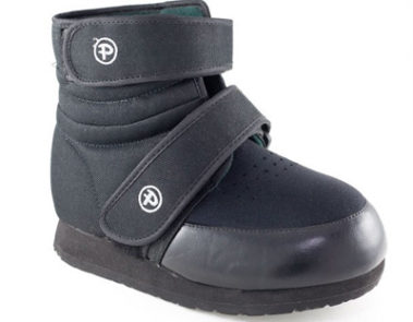 Pedors High Top post surgery can be worn with braces